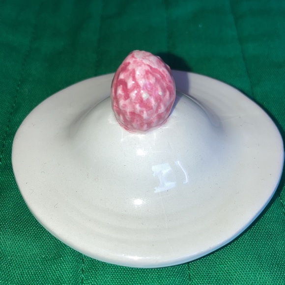 Lot of 3 small porcelain decorative items, 2 hand painted, 1 decal.    $39 - Picture 7 of 13